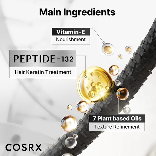 COSRX PEPTIDE-132 Ser Ulei pentru Repararea Firului de Păr Ultra Perfect 28 ml