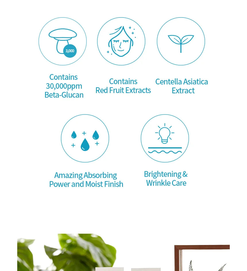 iUNIK Cremǎ hidratantǎ cu beta-glucan (60ml)