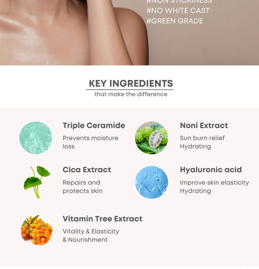 NINE LESS - Crema protecție solară calmantă 50ml(Versiune nouǎ)