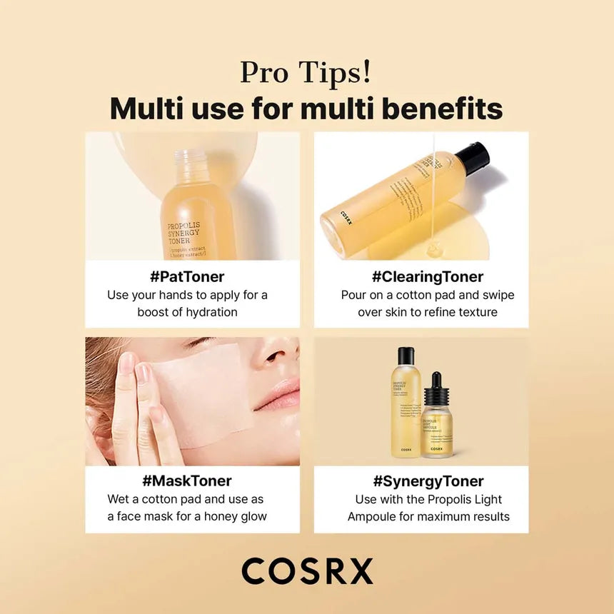 COSRX Full Fit Propolis Synergy Toner 150ml – Toner hidratant și calmant cu propolis