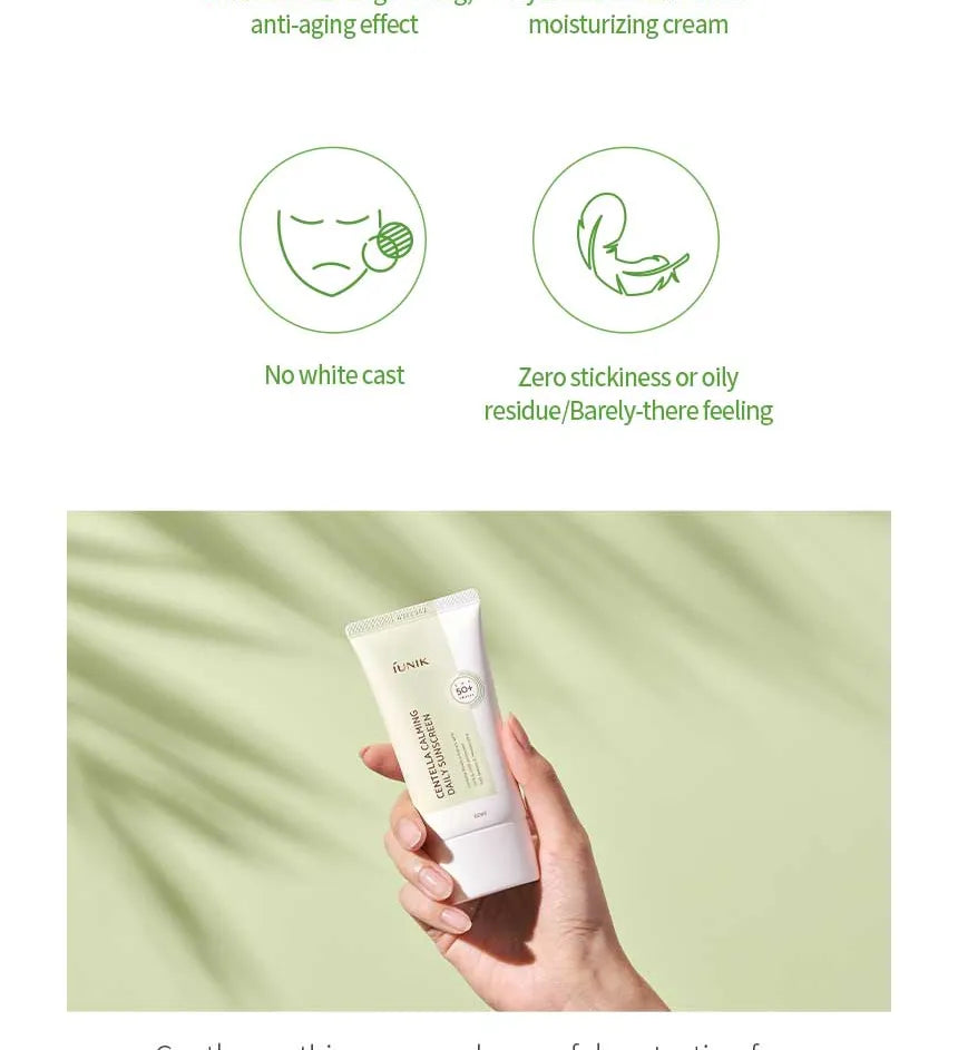 iUNIK Cremǎ calmantǎ cu Centella pentru protecție solarǎ 60ml