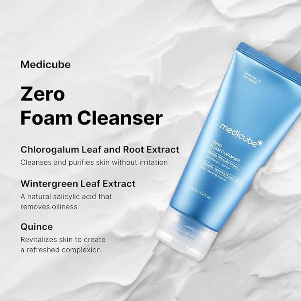 Medicube Spumă delicată de curățare pentru ten sensibil 120g