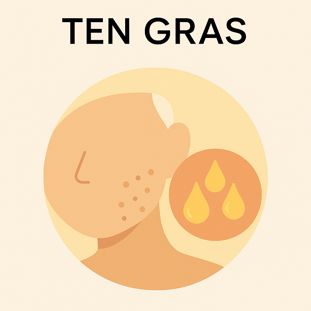 Ten gras – cauze, îngrijire corectă, ingrediente recomandate și rutina ideală
