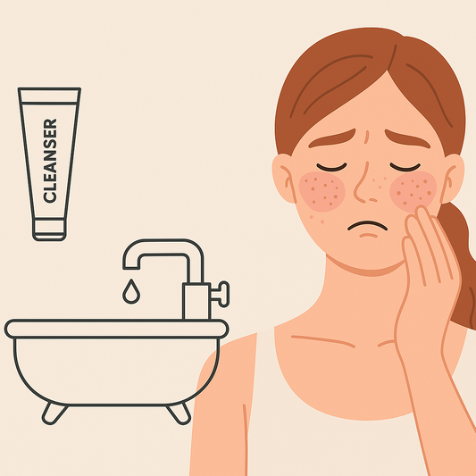 Ten sensibil, roșeață și iritații după spălare? Ce faci greșit și cum repari pielea