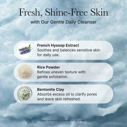 Arencia Fresh Blue Hyssop Spumǎ de curǎțare facialǎ 120g