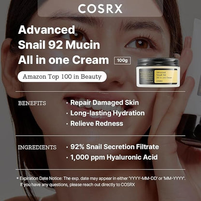 COSRX Advanced Snail 92 All in One Cream 100g