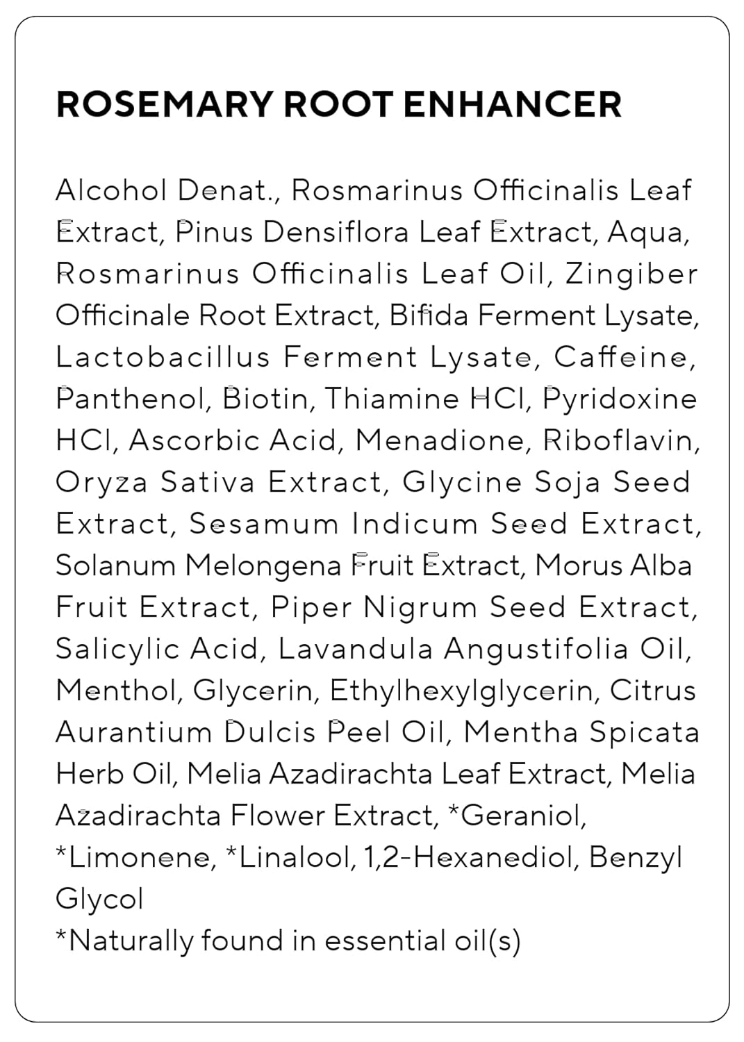 AROMATICA Rosemary Root Enhancer 100 ml