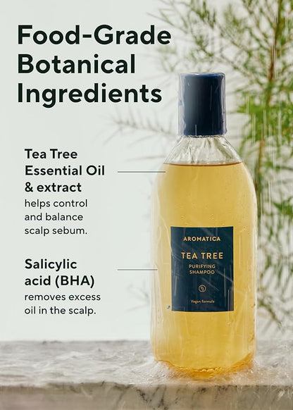 Aromatica Tea Tree Purifying Shampoo 400 ml