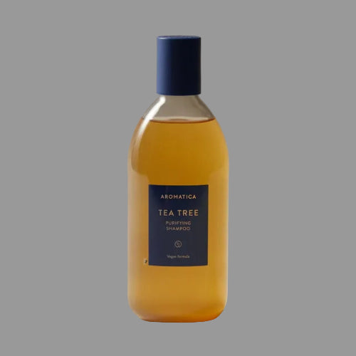 Aromatica Tea Tree Purifying Shampoo previne aparitia matretii calmeaza