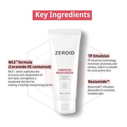 ZEROID Pimprove Moisturizer 100ml