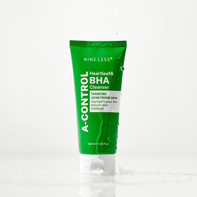 NINE LESS - Gel de curatare cu heartleaf si BHA 120ml