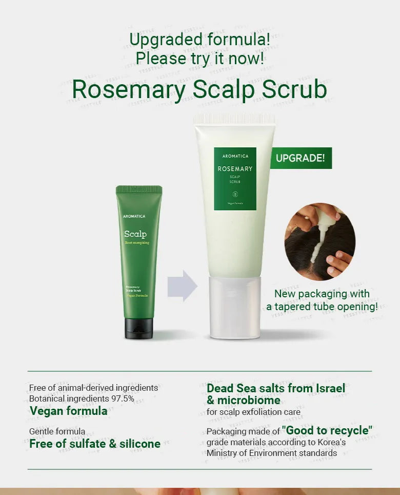 Aromatica Rosemary Exfoliant pentru scalp 165g