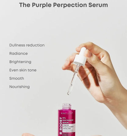 Nine Less B-Boost Ser cu 10% Niacinamide 30ml