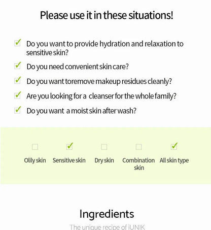 iUNIK Spumǎ de curǎțare blandǎ 120ml