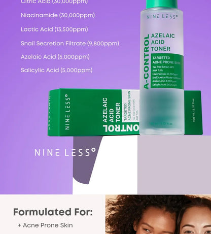 NINELESS - Toner cu acid azelaic 150 ml