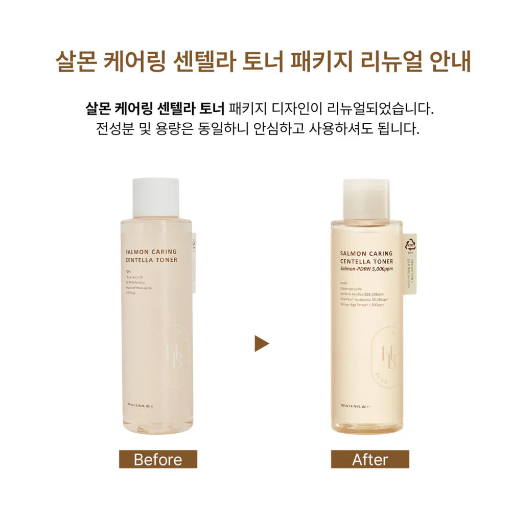 HEVEBLUE Salmon Caring Centella Toner 200ml