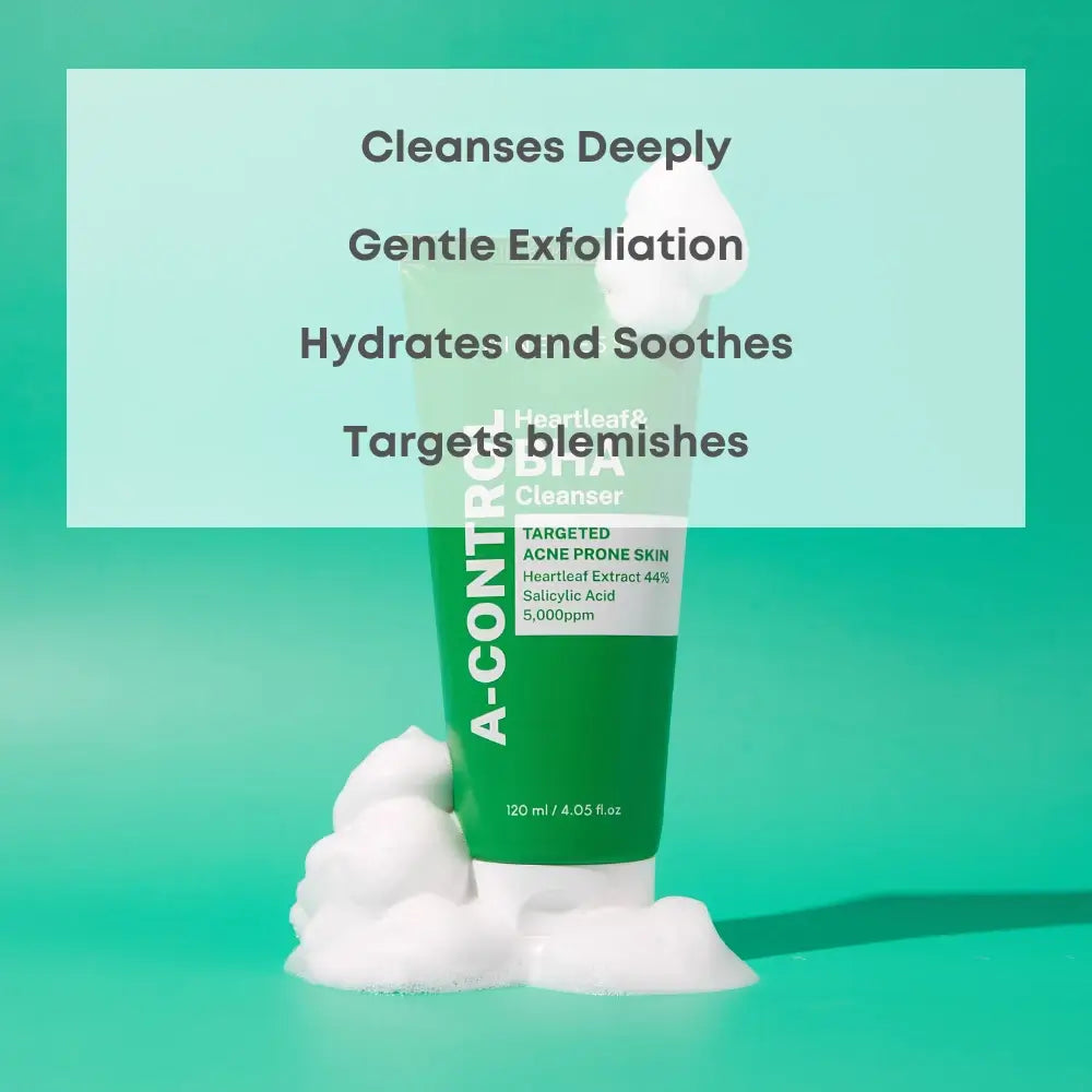NINE LESS - Gel de curatare cu heartleaf si BHA 30ml